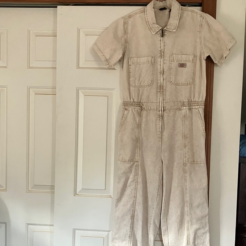 Dickies Stonewashed Short Sleeve Jumpsuit